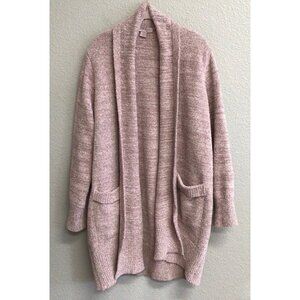 Barefoot Dreams Cozy Chic Women's Large Cardigan Sweater Loungewear Comfort